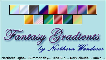 Fantasy gradients - использовались во многих моих коллажах